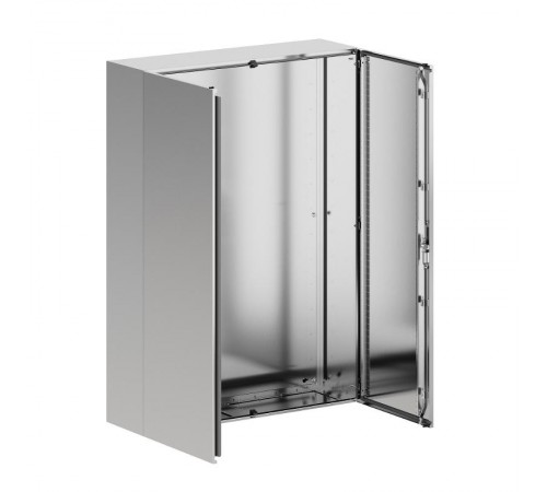 Корпус навесной STH с М/П двухдверный из нержавеющей cтали AISI304 ВхШхГ 1400x1000x300 мм, с фланцем  R5STH1413F-304  DKC