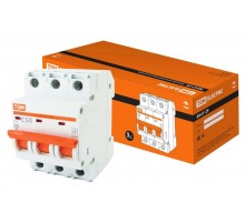 Выключатель автоматический трехполюсный ВА47-29 50А C 4,5кА  SQ0206-0114  TDM