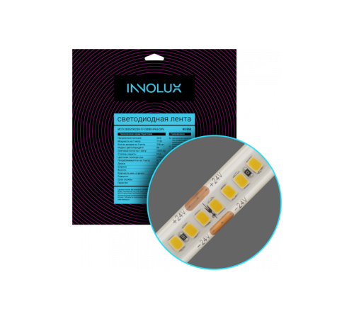 Лента светодиодная 24В 93 553 ИСЛ-2835CW238-17-CRI80-IP65-24V  93553  INNOLUX