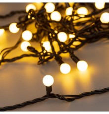 Светодиодная гирлянда ARD-BALL-CLASSIC-D13-10000-BLACK-100LED WARM (230V, 7W)  025572  Arlight