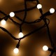 Светодиодная гирлянда ARD-BALL-CLASSIC-D13-10000-BLACK-100LED WARM (230V, 7W)  025572  Arlight