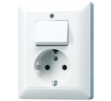 Комбинация выключатель + розетка AS5576EUWW Jung