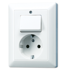 Комбинация выключатель + розетка  AS5576EU  Jung