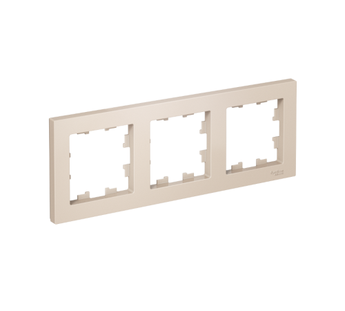 AtlasDesign Бежевый Рамка 3-ая, универсальная  ATN000203  SE