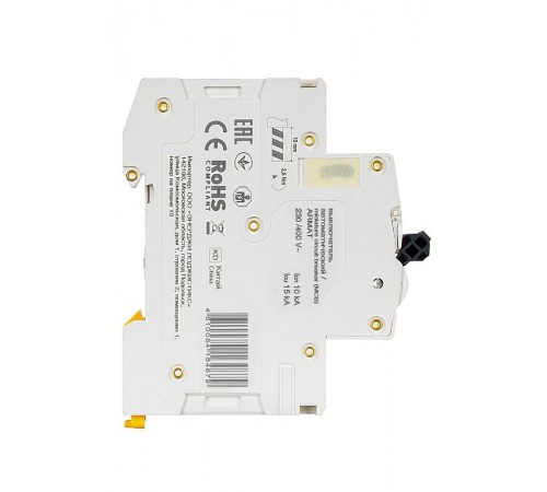 Выключатель автоматический однополюсный M10N 1P B 5А 10кА ARMAT  AR-M10N-1-B005  IEK