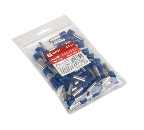 Наконечник штыревой втулочный НШвИ 16,0-18 (50шт.) EKF PROxima  nhvi-16.0-18  EKF