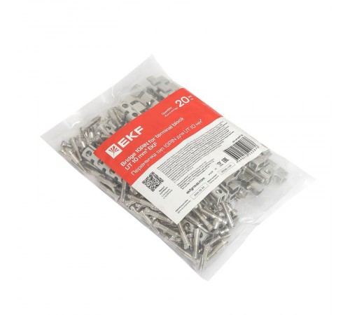 Перемычка тип 10PIN для UT 10 мм2 scr-ut-jum-10  EKF