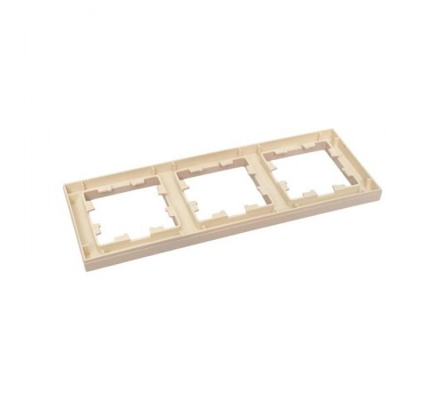 3 - местная рамка, кремовая, пластик Эпика  UP1-FPI-03 EKF