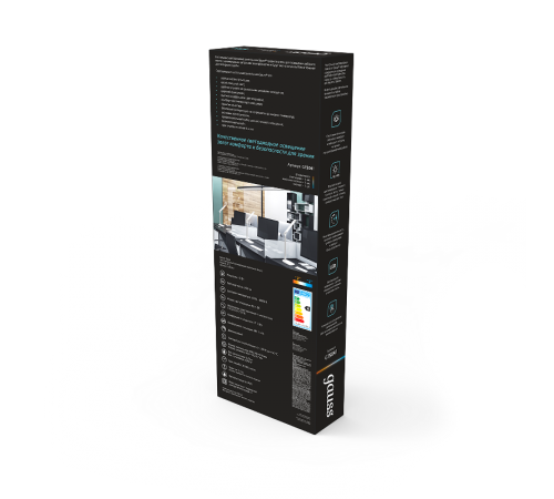 Светильник настольный Qplus GTL504 10W 590lm 3000-6000K 170-265V белый диммируемый USB LED 1/8/16  GT5041  Gauss