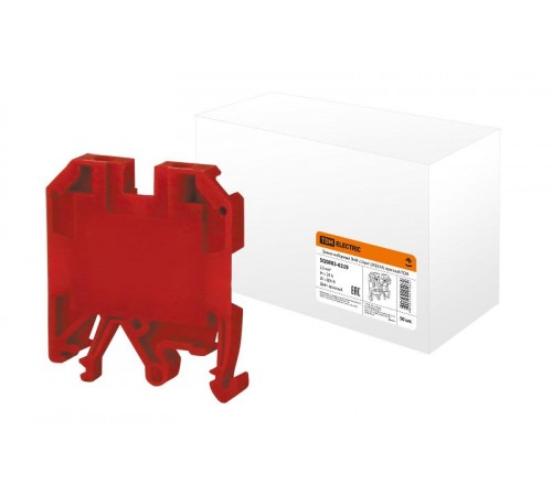 Зажим наборный ЗНИ-2,5мм2 (JXB25А) красный  SQ0803-0329  TDM