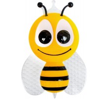 Ночник светодиодный NLA 09-BY-DS ПЧЁЛКА жёлтая с датчиком освещения 230В  4690612029122  IN HOME