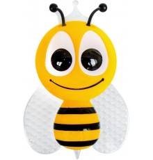 Ночник светодиодный NLA 09-BY-DS ПЧЁЛКА жёлтая с датчиком освещения 230В  4690612029122  IN HOME