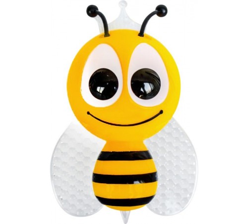 Ночник светодиодный NLA 09-BY-DS ПЧЁЛКА жёлтая с датчиком освещения 230В  4690612029122  IN HOME