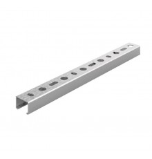Профиль перфорированный С-образный 30х20х3000, толщ. 1,5 мм, Сендзимир цинк, 052001  ППС2-30х20х3000-1,5-СЦ   Ostec