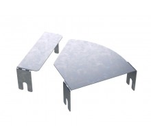 Крышка д/угла гор.изм.CPO 0-45° осн.200, горячеоцинкованный  38012HDZ  DKC