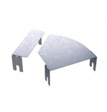 Крышка д/угла гор.изм.CPO 0-45° осн.200, горячеоцинкованный  38012HDZ  DKC