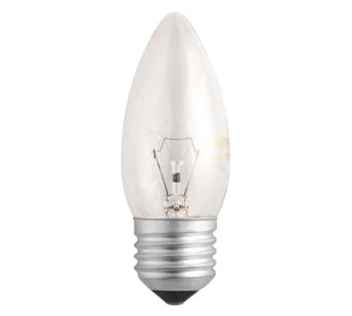 Лампа накаливания ЛОН  40Вт Е27 240В B35 clear  3320546  Jazzway