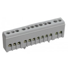 Шина L "фаза" в корп изол на DIN-рейку ШНИ-6х9-16-К-Ср   YNN10-69-16KD-K02  IEK 