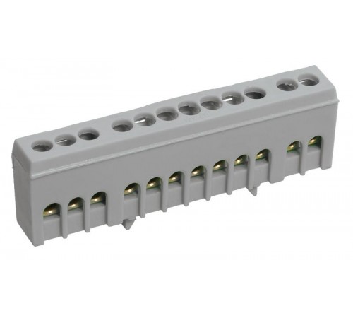 Шина L "фаза" в корп изол на DIN-рейку ШНИ-6х9-16-К-Ср   YNN10-69-16KD-K02  IEK 