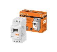 Таймер электронный ТЭ15М-1мин/7дн-32on/off-30А-DIN  SQ1503-0037  TDM