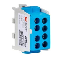Клемма распределительная КСР с двойным винтом 2x35/2x25 синяя PROxima  ksr-2.35-2.25-blue  EKF