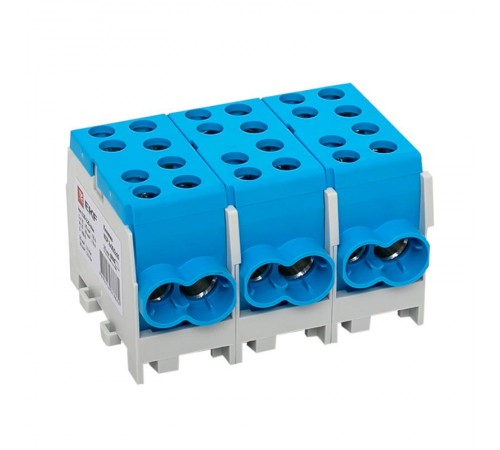 Клемма распределительная КСР с двойным винтом 2x35/2x25 синяя PROxima  ksr-2.35-2.25-blue  EKF