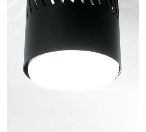 Светильник потолочный под лампу макс 12W, 230V, GX53 и подсветка 4000K, черный HL352  41458  FERON