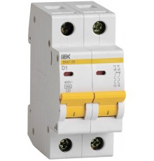 Выключатель автоматический двухполюсный ВА47-29 1А D 4,5кА KARAT  MVA20-2-001-D  IEK