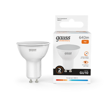 Лампа светодиодная LED Elementary MR16 GU10 9W 640lm 3000К  13619  Gauss