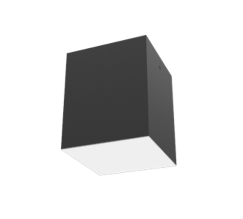 Светодиодный светильник DL-Box накладной 15 Вт 4000 K 140х140х170 мм RAL9005 чёрный муар с рассеивателем опал  V1-R0-90819-20000-2001540  VARTON