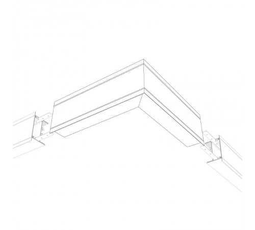 Угол SL-LINIA65-F внешний (arlight, Металл)  030125  Arlight