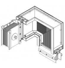 Секция Z прав. вниз 800А Al 3L+N+1/2PE НК IP55 тран. IEK  LB-0800A5-25-F-ZRD  IEK