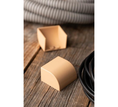 Заглушка (40х25) (4 шт) Plast EKF PROxima   под светлое дерево    ecl-40-25x4   EKF 