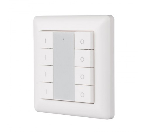 Панель Knob SR-KN9550K8-UP White (KNX, DIM)  021370  Arlight