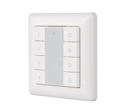 Панель Knob SR-KN9550K8-UP White (KNX, DIM)  021370  Arlight