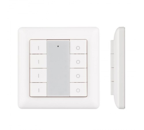 Панель Knob SR-KN9550K8-UP White (KNX, DIM)  021370  Arlight