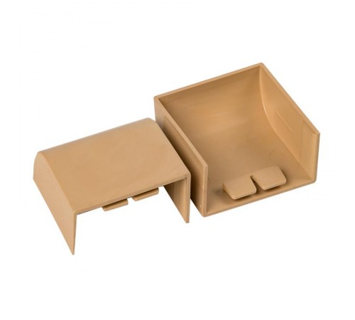 Заглушка (40х25) (4 шт) Plast EKF PROxima   под светлое дерево    ecl-40-25x4   EKF 