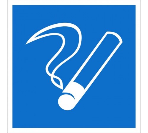 Наклейка "Место курения" D03 (200х200мм.) EKF PROxima  an-4-04  EKF