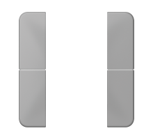 комплект накладок 2гр серый  CD502TSAGR  Jung