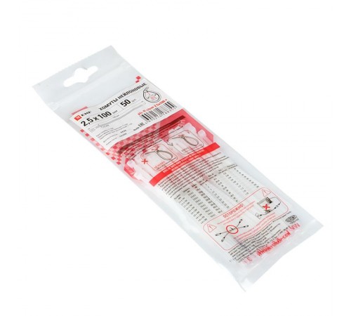 Хомут P6.6 стандартный (б), 2.5x100 (100шт) FlexLock PROxima  plc-fl-ctsw-2.5x100  EKF