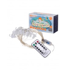 Гирлянда светодиодная "Роса - занавес" 2х2 м, 200LED, многоцветн., ПДУ, USB, IP20  SQ0361-0088  TDM