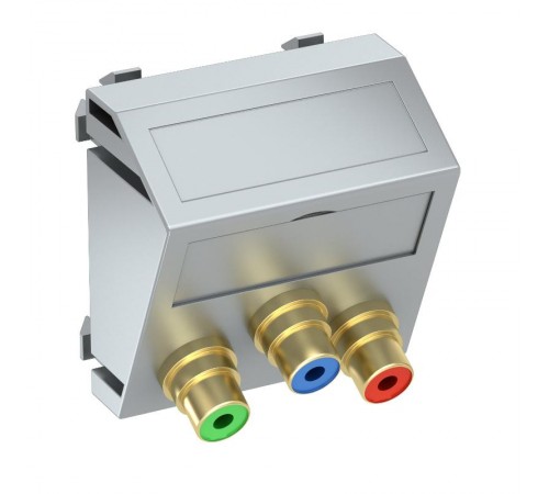 Мультимедийная рамка Video-Cinch Modul45 (серебристый) (MTS-3R F AL1)  6105156  OBO Bettermann