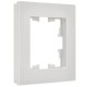 BRITE Рамка 1-ая РУ-1-Бр белый рифленый  BR-M12-51-K01  IEK