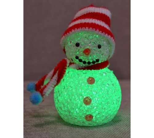 Фигура светодиодная "Снеговик" 10см, RGB  513-019  NEON-NIGHT