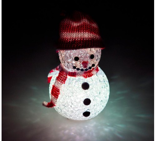 Фигура светодиодная "Снеговик" 10см, RGB  513-019  NEON-NIGHT