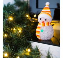 Фигура светодиодная "Снеговик" 10см, RGB  513-019  NEON-NIGHT