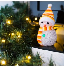 Фигура светодиодная "Снеговик" 10см, RGB  513-019  NEON-NIGHT
