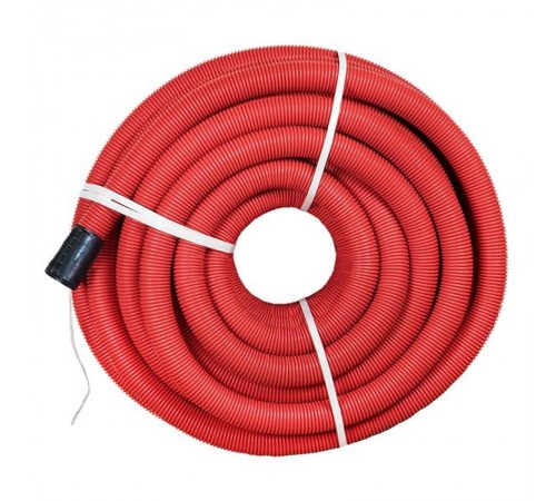 Труба гофрированная двустенная ПНД d 200 с зондом (35 м) красная, PROxima   tg2st-200-35m  EKF