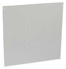 Металлическая лицевая панель XL3 800/4000 - от 1 до 3 DPX 250 и 630 с УЗО - верт. монтаж - в. 600 мм - 24 модуля  020922  Legrand