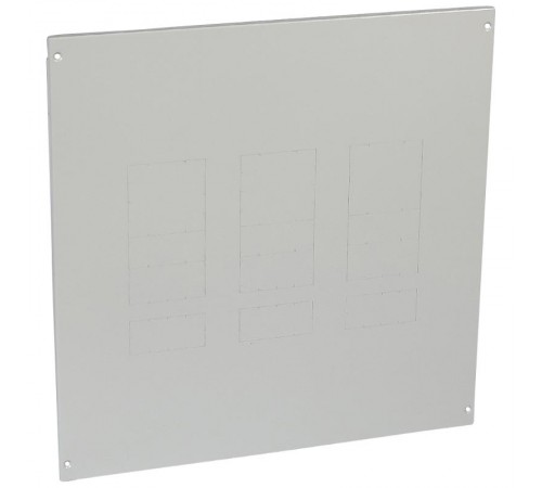 Металлическая лицевая панель XL3 800/4000 - от 1 до 3 DPX 250 и 630 с УЗО - верт. монтаж - в. 600 мм - 24 модуля  020922  Legrand